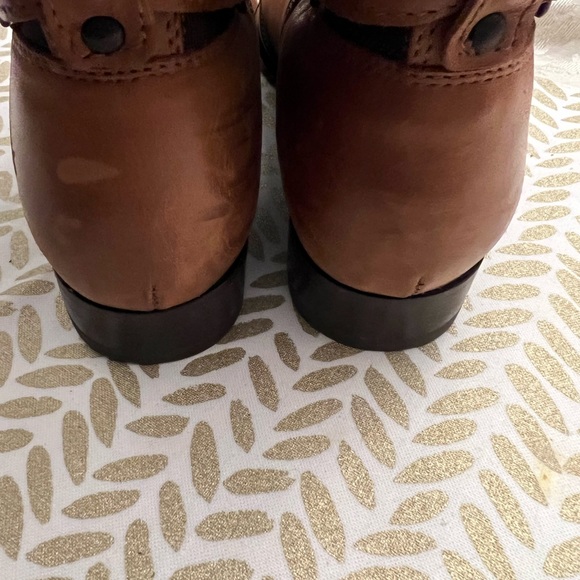 Frye Melissa Cognac Tall 8 1/2 Boots - Picture 8 of 10